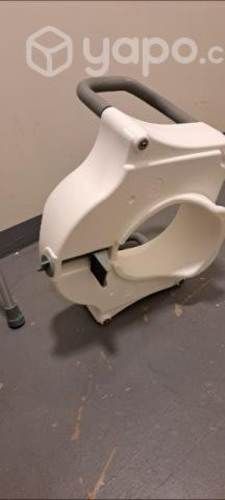 Dos muletas,alzabaño,burrito