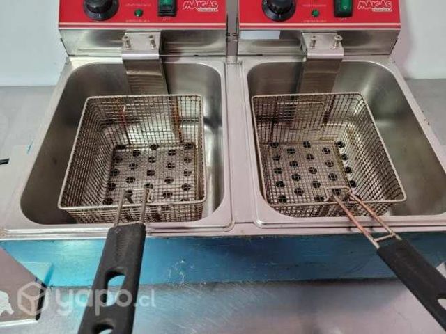 Freidora maigas doble