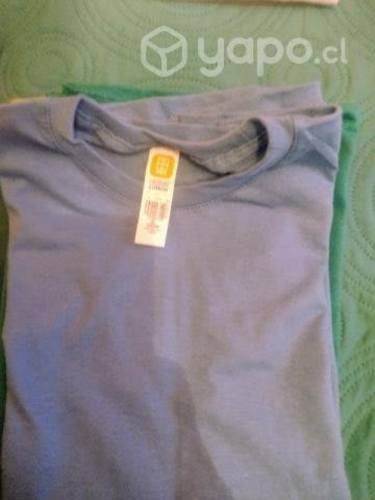 Poleras manga corta 100% algodón