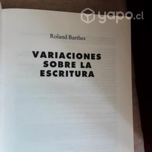 Roland Barthes - Variaciones sobre la escritura