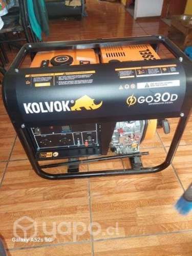 Generador monofasico go30d 3 kva diesel kolvok