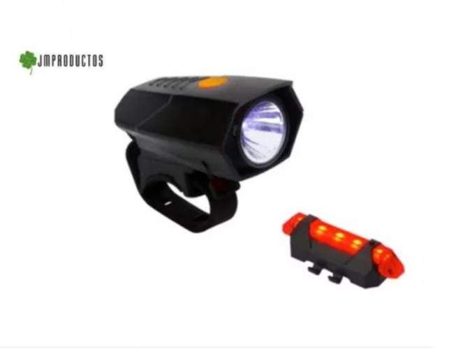 Kit De Luces Led Delantera Y Trasera Para Biciclet