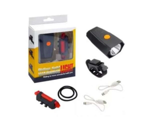 Kit De Luces Led Delantera Y Trasera Para Biciclet
