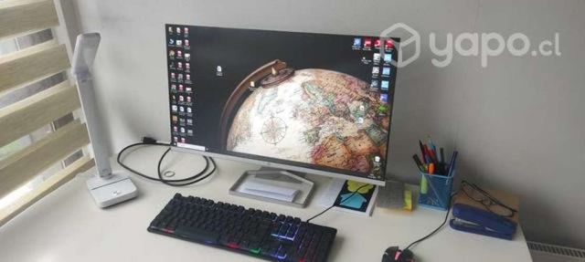 Pantalla HP 27' + lámpara led