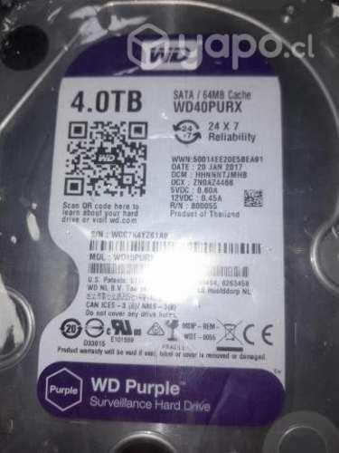 Disco duro WD purple 4 teras