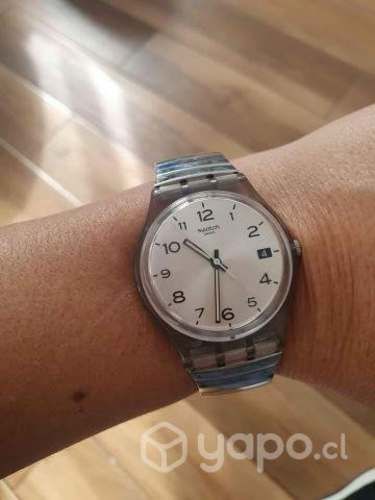 Reloj swatch metalico pulsera mujer gm416a