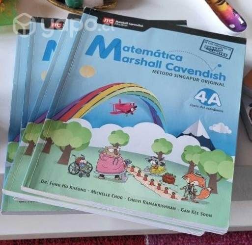 Libro Matemática Marshall Cavendish 4° Básico