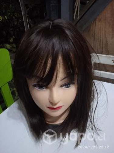 Peluca nueva de calidad marron