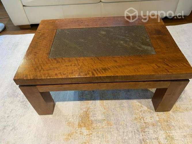 Mesa de centro con dos mesas laterales