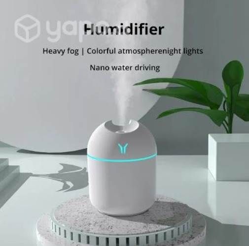 Mini humidificador de aire ultrasónico blanco