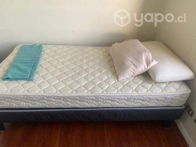 Cama y colchon plaza 1 1/2