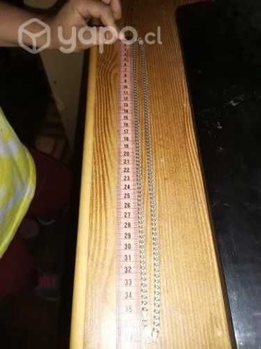 Cadena de plata hombre