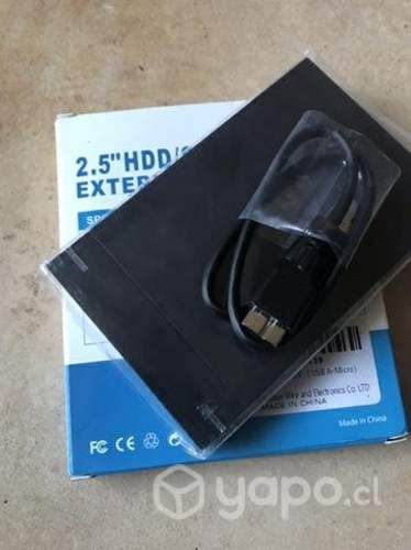 Cofre para disco duro ó Ssd fácil instalación