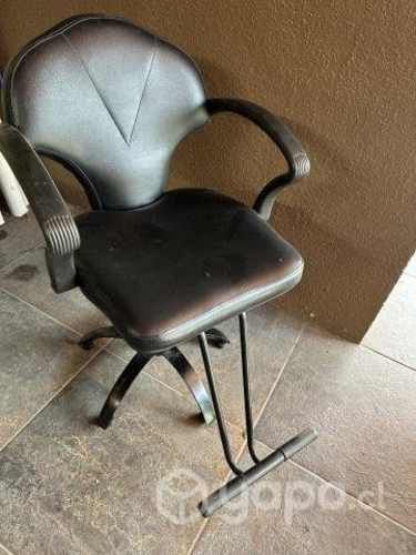 Silla hidráulica peluqueria