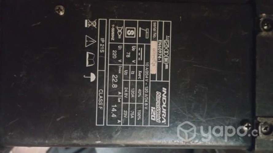 Maquina de soldar indura nanoweld120