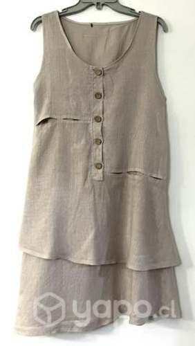 Vestido 90% Lino Marca FBO Italy Talla L/XL