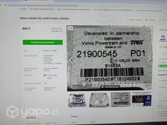 Computadores de camión y maquinaria