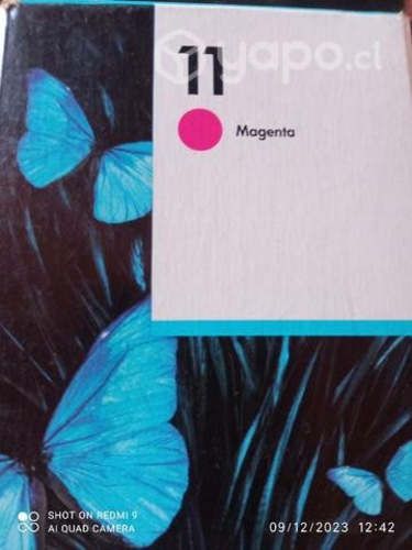Tintas HP 11 colores originales de alta
