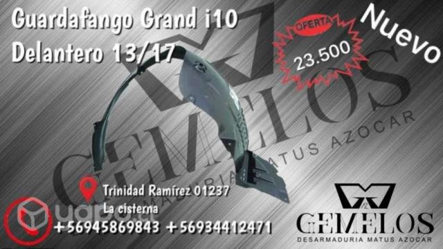 Guardafango grand i10
