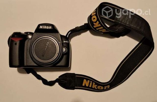 Camara nikon d40 solo body funcionando