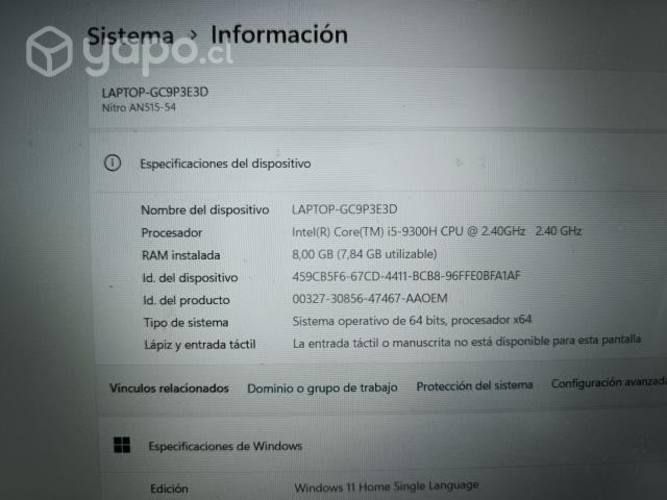 Notebook gamer nitro 5