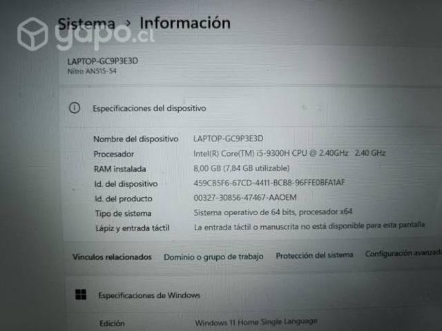 Notebook gamer nitro 5