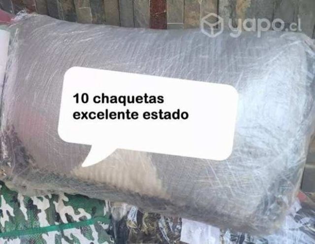 Lote fardo 10 chaquetas usados perfecto estado