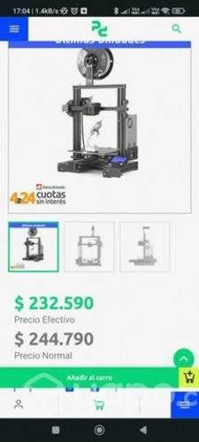 Impresora 3D Ender 3 NEO, CONVERSABLE!!