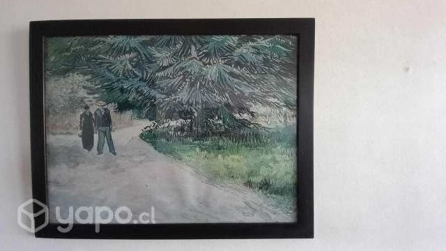 Cuadro de vidrio (Vicent Van Gogh)