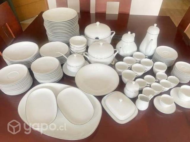 Vajilla de Porcelana Alemana 123 piezas