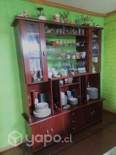 Vitrina modular de madera