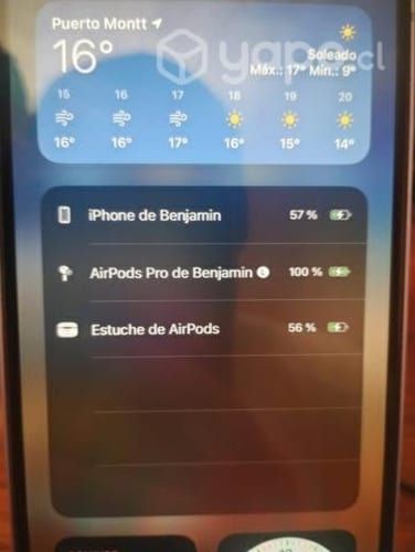 Cargador inalámbrico 2 en 1 impecable