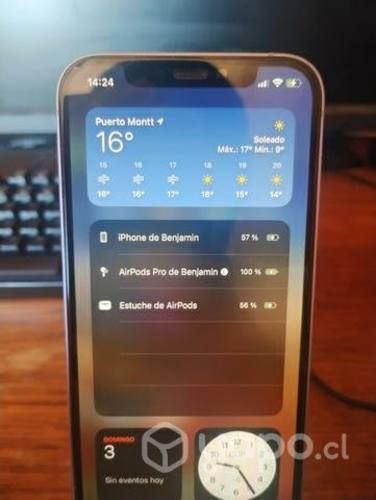 Cargador inalámbrico 2 en 1 impecable