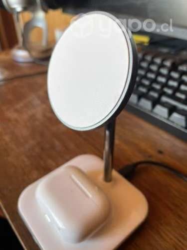 Cargador inalámbrico 2 en 1 impecable