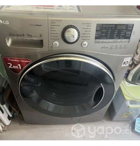 Lavadora y secadora lg