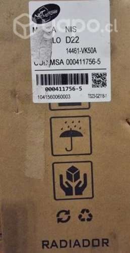 Intercooler nissan d22 yd25ddti original