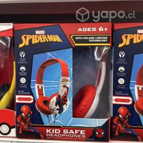 Audifono spiderman originales eeuu marvel