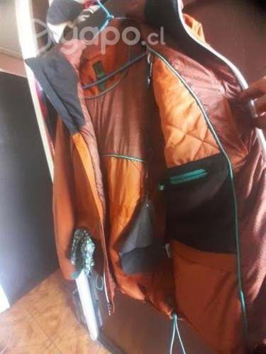 Parka lippi hakahonu Impermeable nieve agua tall s