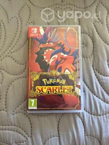 Pokemon escarlata en perfecto estado