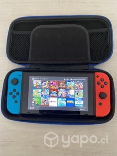 Nintendo switch v2 usada con juegos