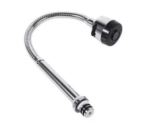 Cuello cisne flexible con chorro