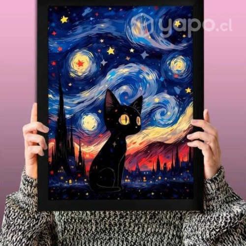 CUADROS DE GATITOS 34x45