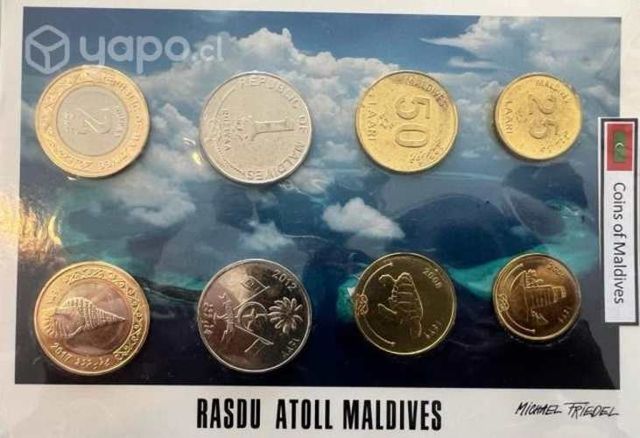 Coleccion monedas islas maldivas