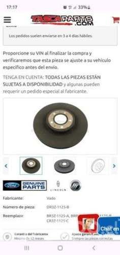 Discos de freno delanteros mustang 2013 original