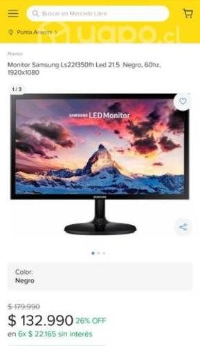 Monitor Samsung 22 y 24 pulgadas