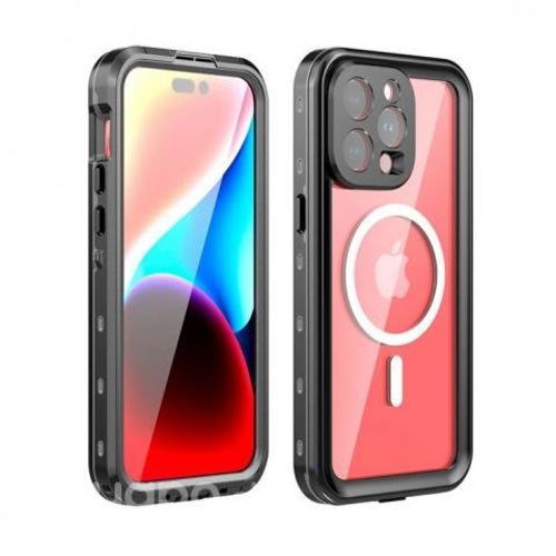 Carcasa Iphone 15 Pro Sumergible Waterproof Black