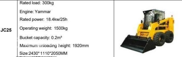 Mini cargador igual bobcat nuevo