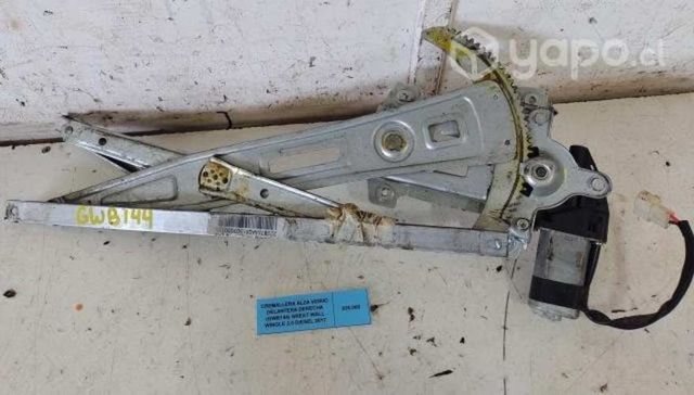 Cremallera AlzaVidrio Del der (gwb144) Wingle 2017