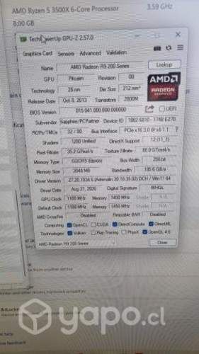 Tarjeta de Video R9 270X OC Edition