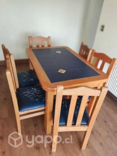 Comedor 6 sillas, usado